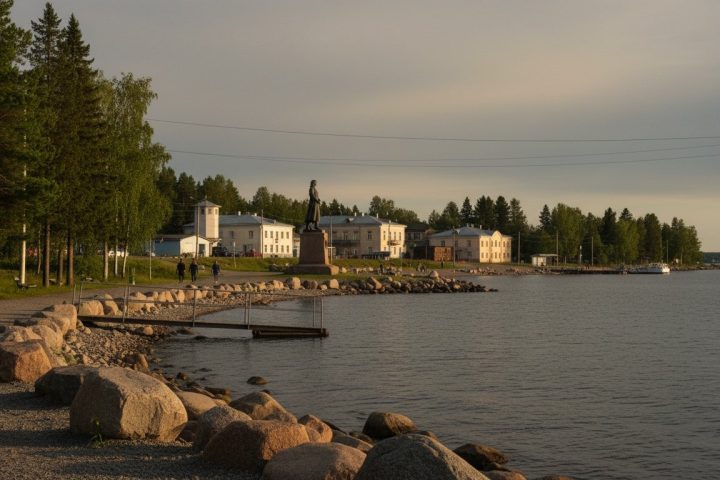 Онежская набережная в Петрозаводске: скульптуры, прогулка и что рядом