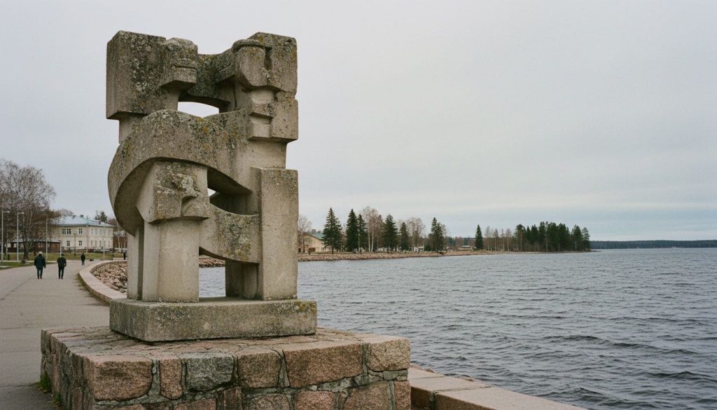 Скульптуры и арт-объекты от городов-побратимов